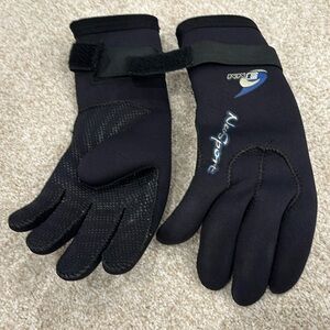 Neosport 3mm Velcro Scuba Diving Gloves, Size Small